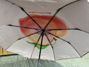 蕉下（beneunder）防紫外線遮陽傘三折倍護(hù)黑膠晴雨傘防曬傘野果BM397桃桃烏龍 曬單實(shí)拍圖