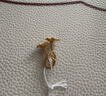周六福黃金耳釘女足金999花卉耳飾耳針節(jié)日禮物 計價 2.23g 曬單實拍圖