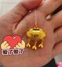 周六福黃金吊墜寶寶百福小金鎖計價(jià)AA040934約5.26g不含鏈生日禮物 曬單實(shí)拍圖