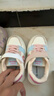 ABC KIDS兒童板鞋秋季童鞋女孩運動(dòng)鞋休閑女童公主鞋3622白/粉藍28 曬單實(shí)拍圖