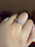 DRIG鉆戒情侶對戒指莫桑鉆純銀求婚告白女款男士生日禮物紀(jì)念日輕奢 星河 求婚對戒（開口可調(diào)節(jié)） 曬單實(shí)拍圖