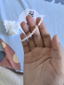 【正品】100%天然淡水珍珠手鏈小米珠18k包金手串送女友生日禮物 曬單實(shí)拍圖