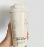 Vanow保溫杯咖啡杯女生陶瓷內膽禮盒裝大容量吸管水杯子教師節禮物 曬單實(shí)拍圖