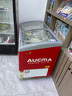 澳柯瑪（AUCMA）商用臥式冷凍柜冰柜全籃筐 弧形玻璃門(mén)展示柜雪糕展示柜 超市冰淇淋速凍冷柜 -30℃【1級能效】338升 SD-338HA 曬單實(shí)拍圖
