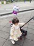 戴維貝拉（DAVE＆BELLA）女童連衣裙兒童碎花裙寶寶裙子秋裝新款童裙幼兒公主裙小童衣服 桔粉花朵【現貨】 100 cm（建議身高90-100cm） 曬單實(shí)拍圖