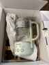 北鼎（Buydeem）【無(wú)膠水】養生壺電水壺迷你養生杯辦公室保溫電熱水壺煮茶器K32淺杉綠（不含萃取籃） 曬單實(shí)拍圖