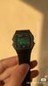 卡西歐（CASIO）小方塊簡(jiǎn)約復(fù)古防水電子學(xué)生表男女手表情人節(jié)禮物 F-91W-3D 曬單實(shí)拍圖