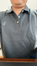哈吉斯（HAZZYS）男裝 夏季三?？坌蓍e上衣索羅娜短袖POLO衫男ASTZE0CBX71 深灰色CC XL （180/100A 50） 曬單實(shí)拍圖