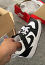 NIKE 耐克童鞋學(xué)步鞋男女童休閑板鞋COURT BOROUGH魔術(shù)貼運動(dòng)鞋嬰童 曬單實(shí)拍圖