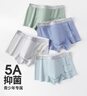 英博倫內褲青少年發(fā)育期純棉男學(xué)生全棉四角平角短褲 10961  4條 曬單實(shí)拍圖