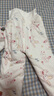 童泰寶寶套裝秋冬嬰兒夾棉衣服兒童對開(kāi)內衣粉色 90cm 曬單實(shí)拍圖