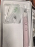 飛利浦（PHILIPS）【肖戰推薦】電動(dòng)牙刷鉆石9系 生日禮物 情侶款送男生女友 去除99.9%牙漬HX9911/68粉色 曬單實(shí)拍圖
