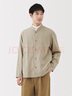 無(wú)印良品（MUJI）男式 法蘭絨襯衫式開(kāi)衫 男士長(cháng)袖襯衣外套25年秋季 AC22NC5A 米色 M (170/92A) 曬單實(shí)拍圖