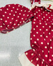 茯見(jiàn)女童泳衣兒童連體2025新款爆款小女孩速干波點(diǎn)露背甜美中小童泳裝 兒童泳衣【紅色波點(diǎn)】M+同款泳帽 曬單實(shí)拍圖