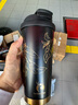 瑞幸咖啡水杯保溫杯燙金雙飲不銹鋼高顏值隨行咖啡杯保溫杯520毫升 黑金色 黑金燙金520ml 曬單實(shí)拍圖