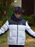 鴨鴨（YAYA）【320g充絨】羽絨服男短款2025冬季新款加厚零下極寒面包服外套 青光黑色 L (建議130-150斤) 曬單實(shí)拍圖