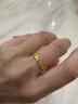 六福珠寶足金only黃金戒指女款閉口戒 計價(jià) GDGTBR0041 13號-約5.25克 曬單實(shí)拍圖