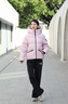 波司登25新款羽絨服女短款90絨冰雪運動(dòng)時(shí)尚冬季連帽保暖外套B250246804 晨光粉1894-趨勢推薦 S 160/84A 體重約100-110斤 曬單實(shí)拍圖