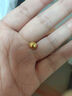 縱橫金業(yè)足金999  黃金轉運珠 金珠子  1克 單顆 散珠 手串diy 1克  轉運珠 曬單實(shí)拍圖