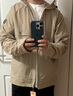 FJALLRAVEN北極狐2025春夏新款男女戶外運(yùn)動(dòng)夾克外套連帽輕量休閑上衣 118石色【男-082511004】 S 【AS-160/84A】 曬單實(shí)拍圖