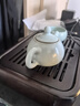 雅瓷汝窯茶壺單壺 陶瓷家用泡茶沏茶壺 功夫茶具水平壺冰裂釉禮盒裝 汝窯水平壺 165ml 曬單實(shí)拍圖