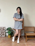 CHERY KALLY【奇異世界】時尚厚底增高鞋子女2025年秋冬新款小白鞋休閑鞋女米白色37 曬單實(shí)拍圖