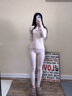 杉杉【羊絨蠶絲德絨發(fā)熱】保暖內衣女士25年新品加絨套裝抑菌秋衣秋褲 曬單實(shí)拍圖
