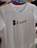 簡(jiǎn)約時(shí)尚純棉白短袖t恤女夏季2025新款寬松長(cháng)袖t恤女正肩上衣775# 030白色-短袖 M 參考90-100斤 曬單實(shí)拍圖