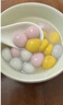 思念四喜小圓子1kg約125顆 果蔬汁入皮 無(wú)餡甜品小湯圓早餐 曬單實(shí)拍圖