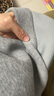 ICH MODE美式圓領(lǐng)純色衛衣女秋冬季新款寬松慵懶套頭外套上衣內搭灰色M 曬單實(shí)拍圖