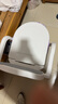 戀戀吾居老人移動(dòng)式坐便器移動(dòng)馬桶坐便椅臥室用便攜馬桶孕婦廁所大便座椅 軟座款+軟靠背【房間用】灰色 曬單實(shí)拍圖