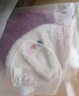 lemonkid兒童帽子雙帽檐兩用冬加厚寶寶小孩保暖防風(fēng)鴨舌帽 天竺粉紫 M 曬單實(shí)拍圖
