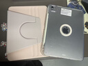 適用iPadair7保護殼11代mini6蘋(píng)果平板iPadpro保護套air6/5輕薄磁吸10代9透明亞克力防彎2025旋轉8 櫻花粉【磁吸可拆分旋轉】 iPad 第11代 2025款（A16） 曬單實(shí)拍圖