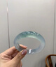 冰透飄花翡翠玉手鐲冰種正品緬甸a級玉石高端綠鐲子玻璃種貴妃鐲 曬單實(shí)拍圖