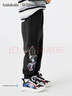 巴拉巴拉【奧特曼IP】童裝男童長(cháng)褲秋季束腳褲子中幼童印花時(shí)尚潮 黑色90001 130 曬單實(shí)拍圖