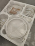 浩雅大好河山68件景德鎮陶瓷餐具套裝碗碟套裝家用喬遷新居碗盤(pán)套裝 曬單實(shí)拍圖