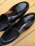 康奈（kangnai）切爾西靴男士秋冬季潮流休閑短皮靴商務(wù)正裝皮鞋25年新品 黑色 42 曬單實(shí)拍圖