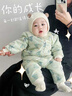 嬰兒外套女寶寶超好看厚冬裝幼兒棉襖夾棉加絨棉衣防風(fēng)小月齡棉服 【防寒保暖】蝴蝶結 66 碼：3-6個(gè)月寶寶 曬單實(shí)拍圖