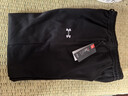 安德瑪（Under Armour）秋冬純棉加絨運動(dòng)服套裝男立領(lǐng)外套休閑服長(cháng)褲兩件套 黑色加絨 2XL 140-160斤 曬單實(shí)拍圖