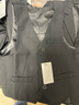衣諾坊兒童西服套裝演出服黑色西裝男童主持人禮服 黑色套裝  130碼 曬單實(shí)拍圖