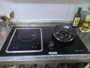 榮事達燃氣灶家用氣電兩用灶天然氣雙灶臺式嵌入式兩用煤氣灶一氣一電液化氣灶具 【左電磁爐】熄火保護+聚能防風(fēng) 天然氣 曬單實(shí)拍圖