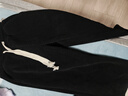 班尼路S&K系列褲子女直筒褲女裝冬季新款加絨加厚保暖休閑褲闊腿褲9.35 黑#純色 S 曬單實(shí)拍圖
