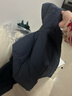 adidas 600蓬拒水保暖雙面穿休閑連帽鴨絨羽絨服男女秋冬阿迪達斯 傳奇墨水藍   L 曬單實(shí)拍圖
