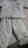 寬葉竹寶寶棉服套裝冬裝嬰兒速暖保暖加厚秋冬分體夾棉衣服兒童棉衣棉褲 大樹(shù)葉藍色(150g夾棉) 80 cm(16-20斤) 曬單實(shí)拍圖