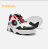 巴拉巴拉童鞋兒童板鞋男童低幫運動(dòng)鞋2024秋冬透氣鞋子旋鈕扣208424140107 曬單實(shí)拍圖