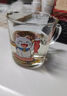 樂(lè )唯詩(shī)（LOVWISH）玻璃把杯刻度牛奶杯兒童吸管水杯泡沖奶粉專(zhuān)用大寶寶早餐杯 卡通牛奶裸杯【招財貓】300ml1只 曬單實(shí)拍圖