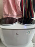 美的（Midea）雙子座 波輪洗衣機全自動(dòng) 1KG迷你內衣洗 分區洗衣機 專(zhuān)業(yè)除菌螨 MNBB10VH70E 以舊換新 國家補貼 曬單實(shí)拍圖