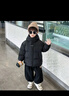 G.DUCKKIDS小黃鴨童裝男童羽絨棉服冬季加厚2025新款兒童棉衣冬裝男寶寶棉襖 黑色 120 建議5~6歲【110-120cm】cm 曬單實(shí)拍圖
