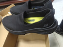斯凱奇（Skechers）輕彈健步一腳蹬新款男士透氣網(wǎng)布潮流輕薄舒適耐穿簡(jiǎn)約鞋子 全黑色/BBK 41 曬單實(shí)拍圖