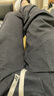 啄木鳥(niǎo)（TUCANO）褲子男春夏季休閑褲男士高端美式工裝褲寬松直筒百搭長(cháng)褲 深灰 XL 曬單實(shí)拍圖